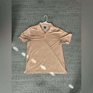 Men’s Pro Tour Orange Golf Polo
